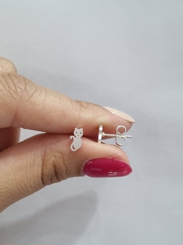 AROS DE ACERO BLANCO MODELO GATITOS - Image 2
