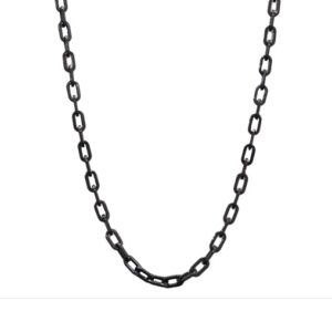 CADENA DE ACERO NEGRO MODELO FORCET LARGO 55CM