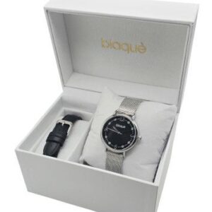 RELOJ BLAQUE SET CON DOBLE MALLA / BQ-257PN
