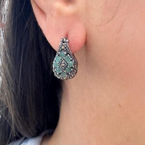 AROS DE PLATA LINEA HINDU MODELO ROMBO