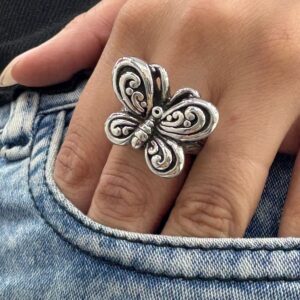 ANILLO DE LINEA ELECTROFORMATURA MODELO MARIPOS