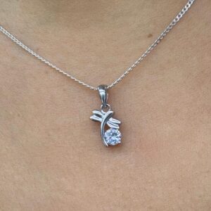 DIJE DE PLATA RODINADA MODELO LIBÉLULA