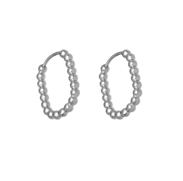 AROS DE ACERO MODELO RECTANGULAR CON BOLITAS