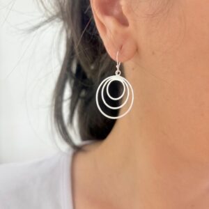 AROS DE PLATA MODELO CIRCULOS