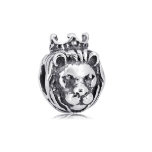 CHARMS DE ACERO MODELO REY LEÓN