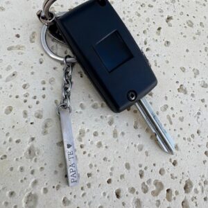 LLAVERO DE ACERO PERSONALIZADO MODELO BARRA