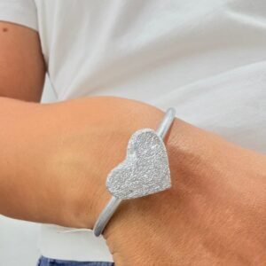 PULSERA LINEA ALUMINIUM MODELO ESCLAVA CON CORAZON