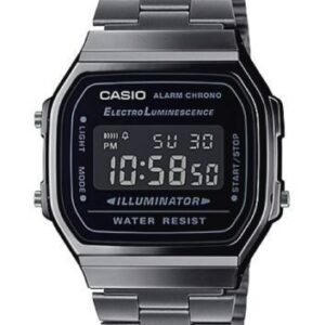 RELOJ Casio linea VINTAGE / A168WGG-1BDF todo negro