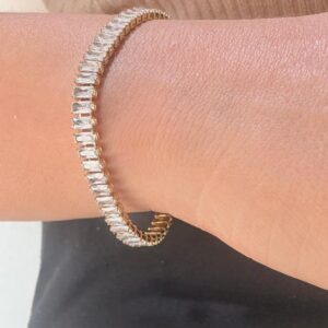 PULSERA DE ACERO DORADO MODELO "MILANO"