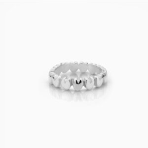 ANILLO DE PLATA LINEA DE DIOS MODELO HANT HEART