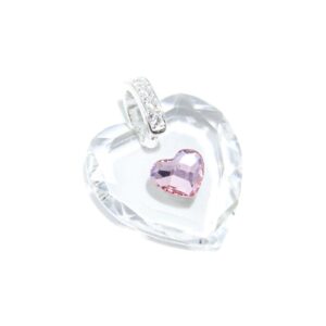 DIJE DE CRISTAL FACETADO MODELO HEARTBEAT DELUXE 18mm