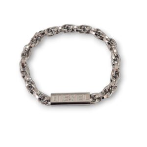 PULSERA DE ACERO MODELO TRENSADO