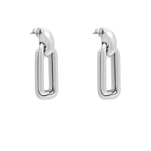 AROS DE ACERO MODELO RECTANGULOS COLGANTES