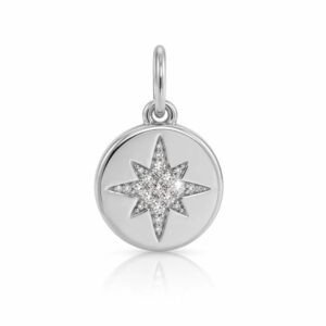 DIJE LINEA AMELIE DE PLATA RODINADA MODELO ESTRELLA