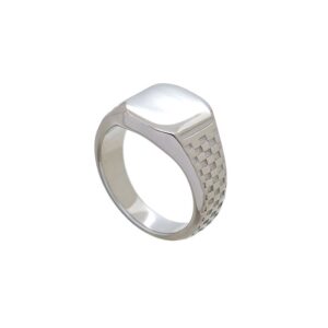 ANILLO DE ACERO MODELO SELLLO