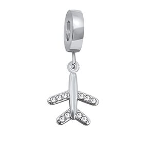 CHARMS DE ACERO MODELO AVION
