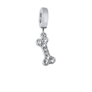 CHARMS DE ACERO MODELO HUESO