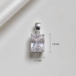 DIJE DE PLATA MODELO RECTANGULO