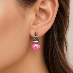 AROS DE PLATA CON ORO DOUBLE MODELO REINA