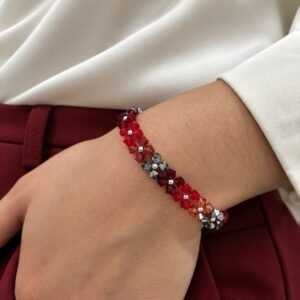 PULSERA de plata con cristal europeo modelo ROMANCE 1
